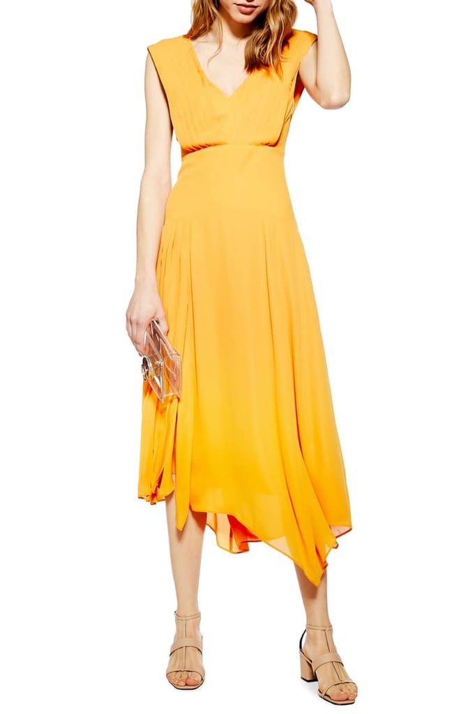 Pleated Pinafore Midi Dress Best Clothes