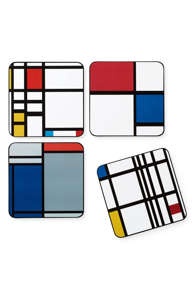 Geometric Coasters: MoMA Design Store Mondrian Coasters