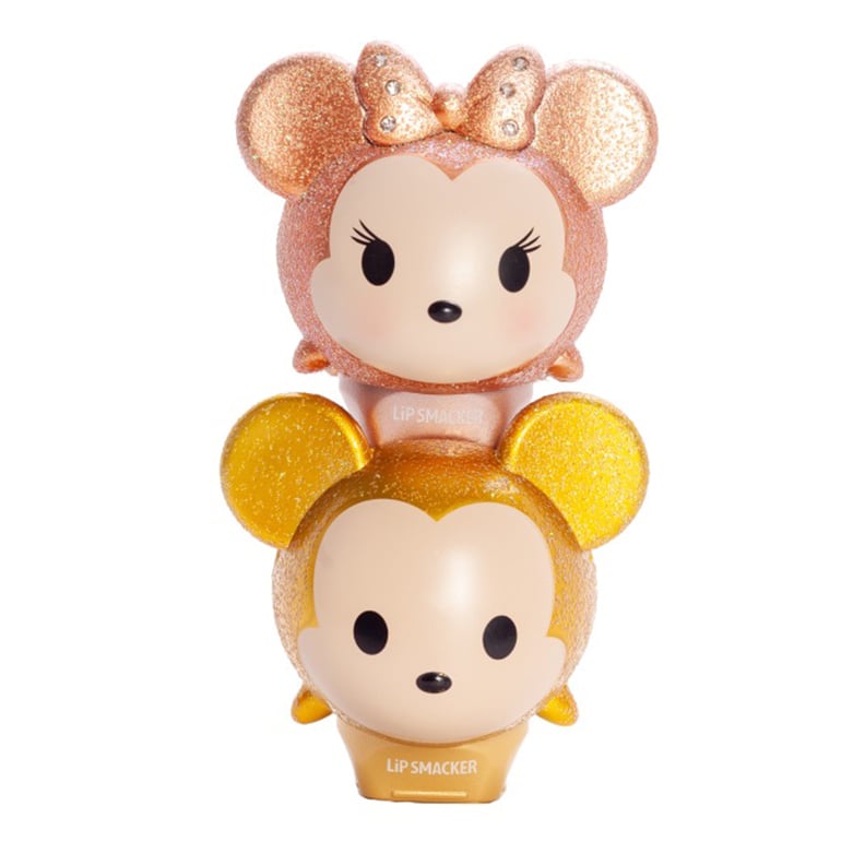 Lip Smacker Glitter Gold Mickey & Minnie Tsum Tsum Duo