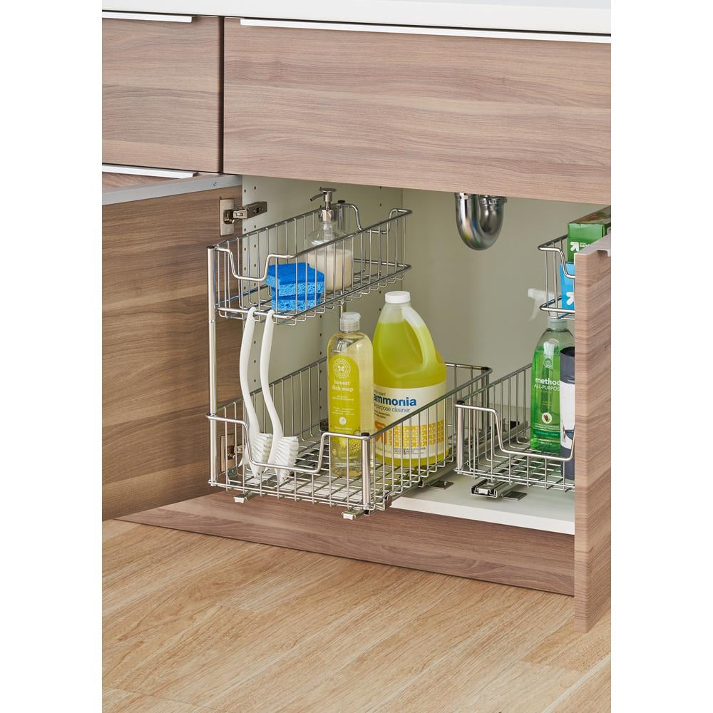 Sliding Undersink Organizer Kitchen Sink Organization POPSUGAR Home Photo 13
