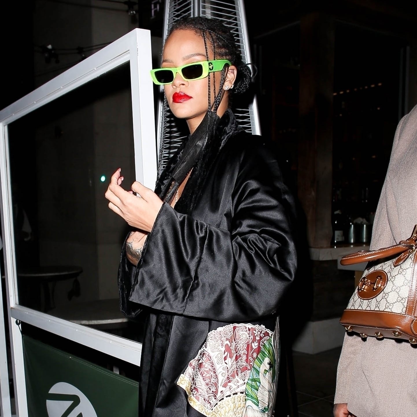 Rihanna wears Chanel and a lace bra to the grocery store