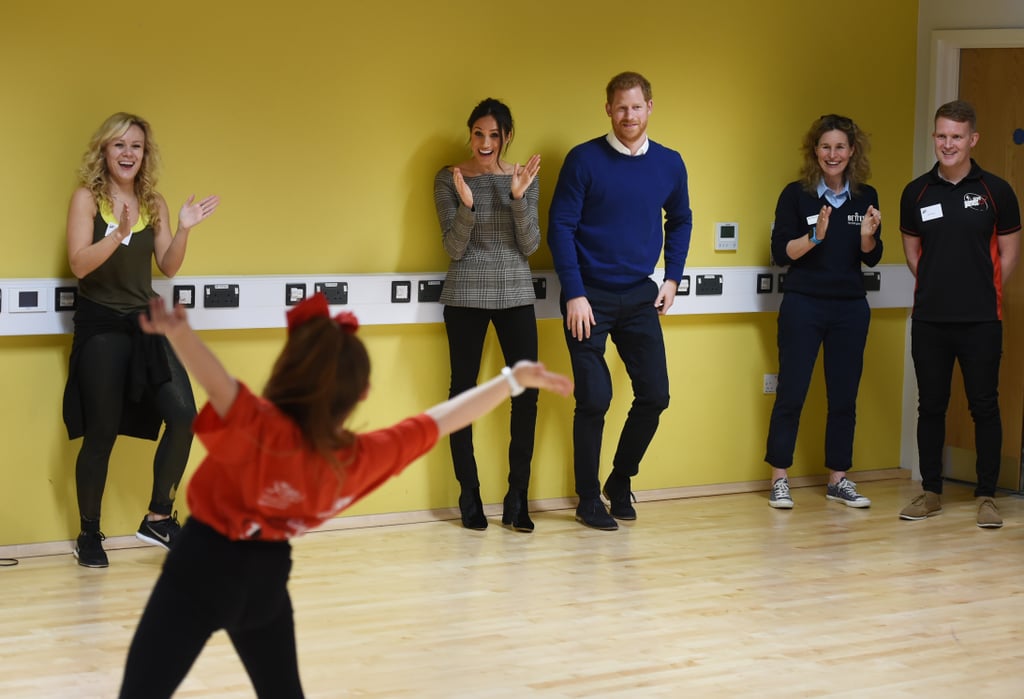 Prince Harry and Meghan Markle Playing With Kids in Cardiff