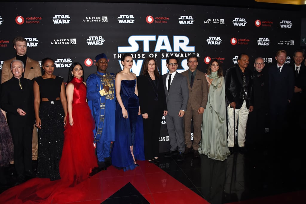 The Star Wars: The Rise of Skywalker Cast at the London Premiere