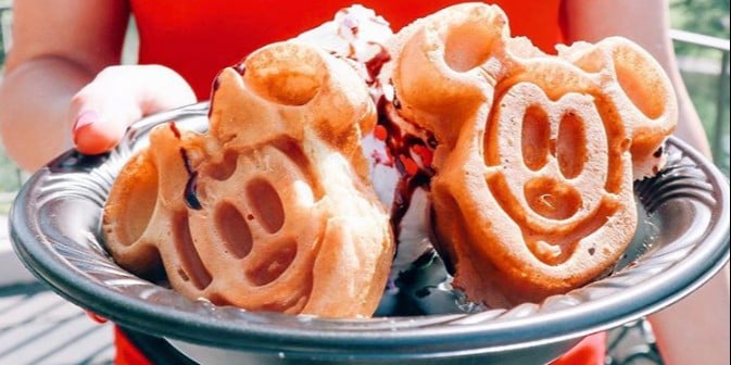 Minnie Mouse Waffles at Disney World | POPSUGAR Food
