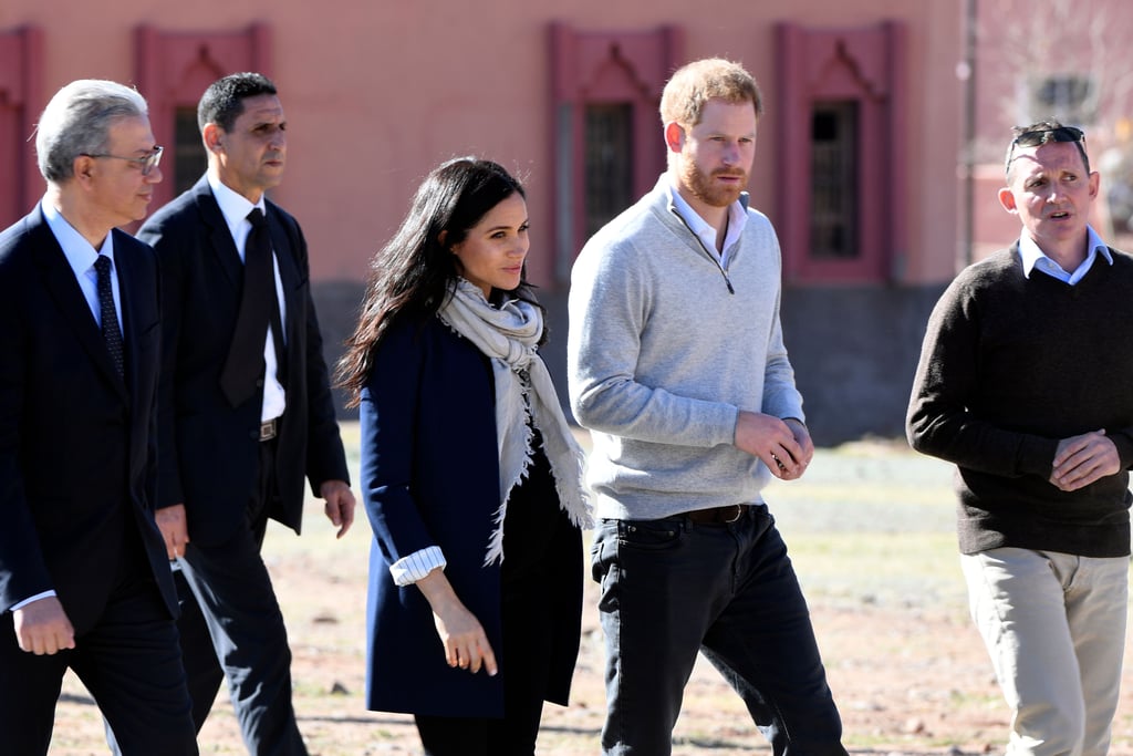 Prince Harry Meghan Markle Visit School on Morocco Tour 2019