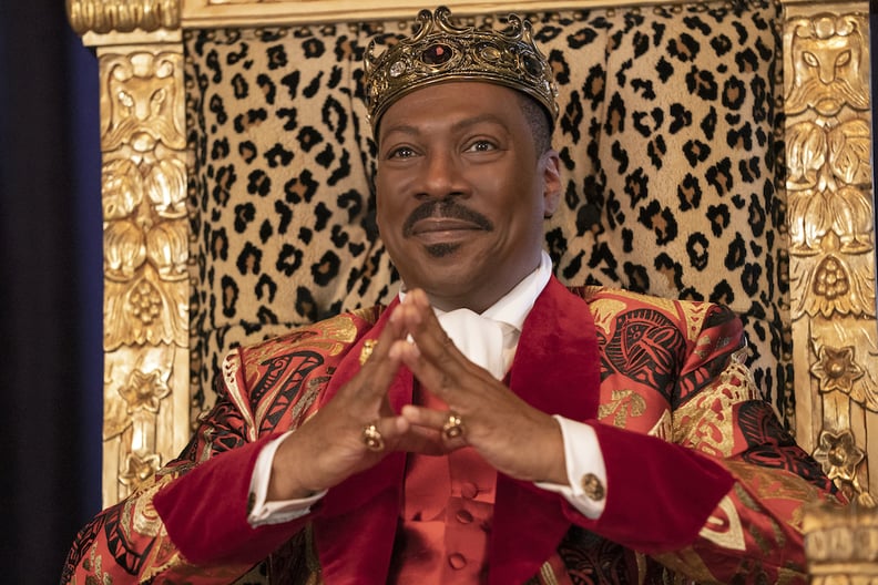 Akeem Donning His Regal Attire