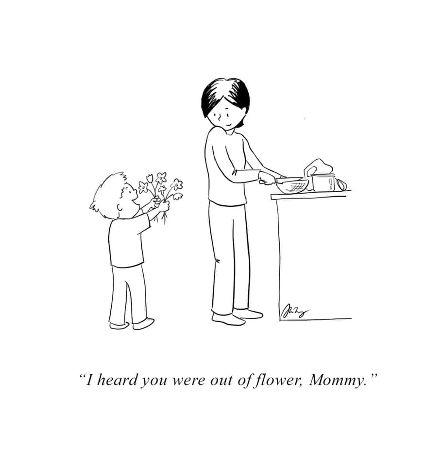 New Mom Comics Social Distancing With Family Cartoons