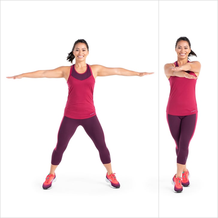 Cross Jacks 10Minute Cardio For Abs POPSUGAR Fitness Photo 6