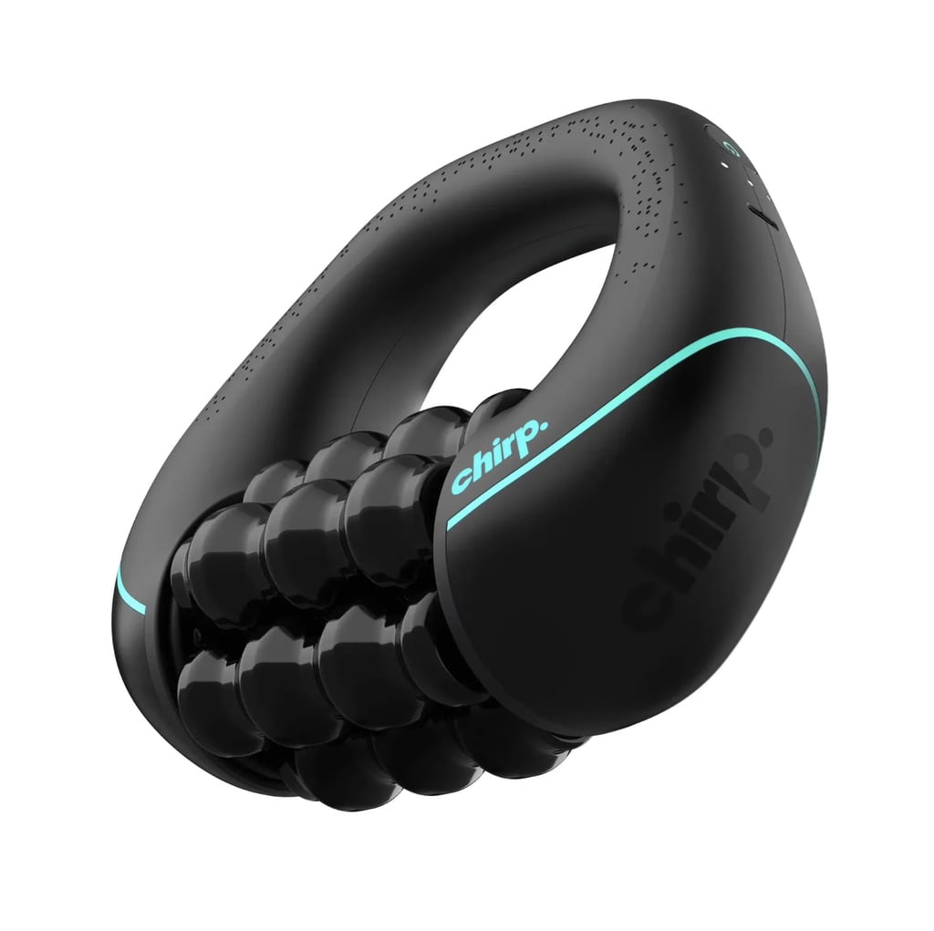 Chirp RPM Mini Massager ($150)
Between working out and running around for events like New York Fashion Week, my body can get pretty sore at the end of the day. So, I absolutely love Chirp's massager to relieve tension — especially because it's compact enough that I can travel with it. I use it everywhere from my shoulders and back to arms and hamstrings. And after years of working in heels as a fashion assistant-turned-editor, I also throw in the Chirp 2" Plantar Fasciitis Relief Foot Roller ($20) for heel and arch pain.