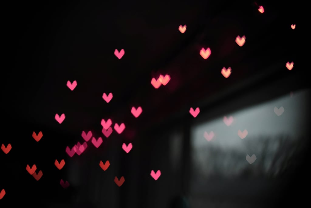 Heart Lights Zoom Background