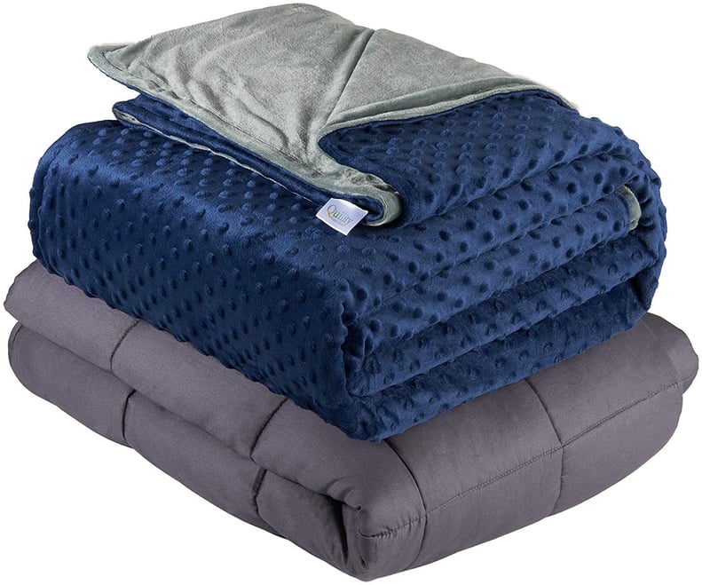 Quility Premium Adult Weighted Blanket & Removable Cover