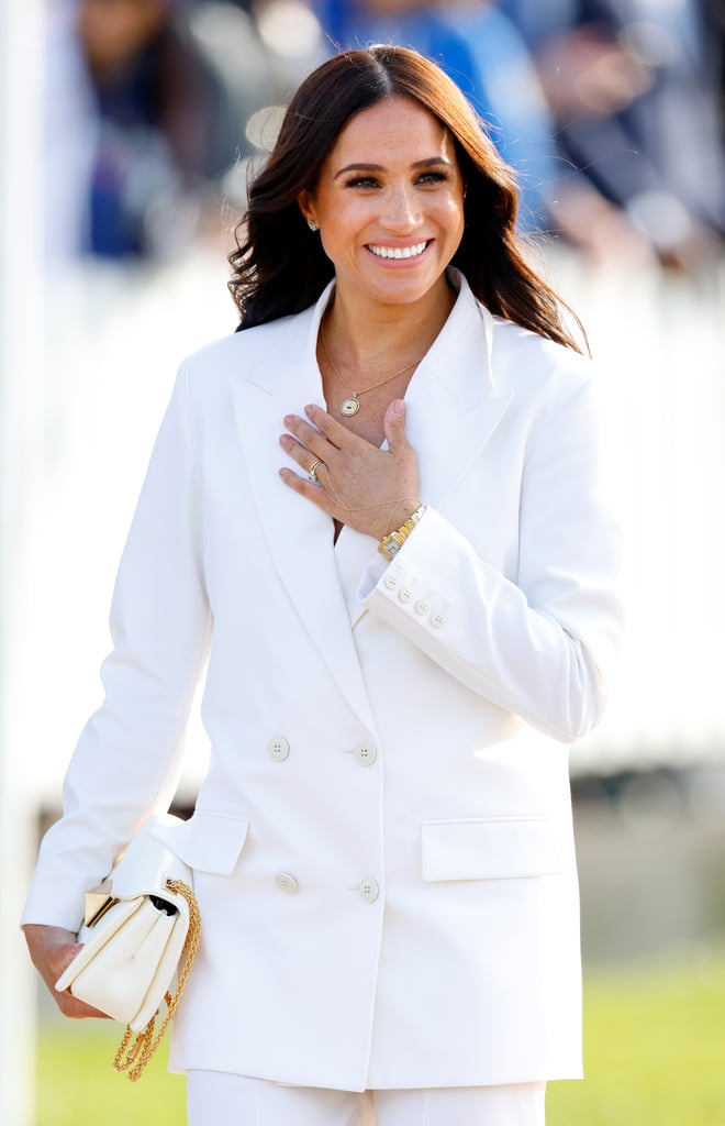 Meghan Markle's White Valentino Suit at Invictus Games 2022