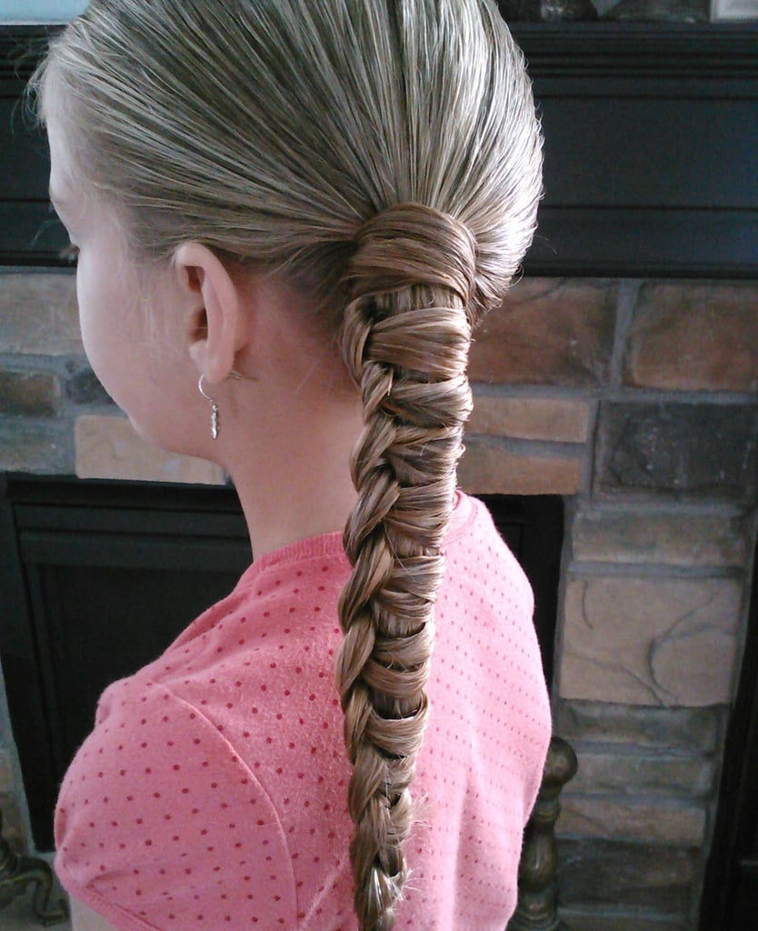 Chinese Staircase Braided Ponytail