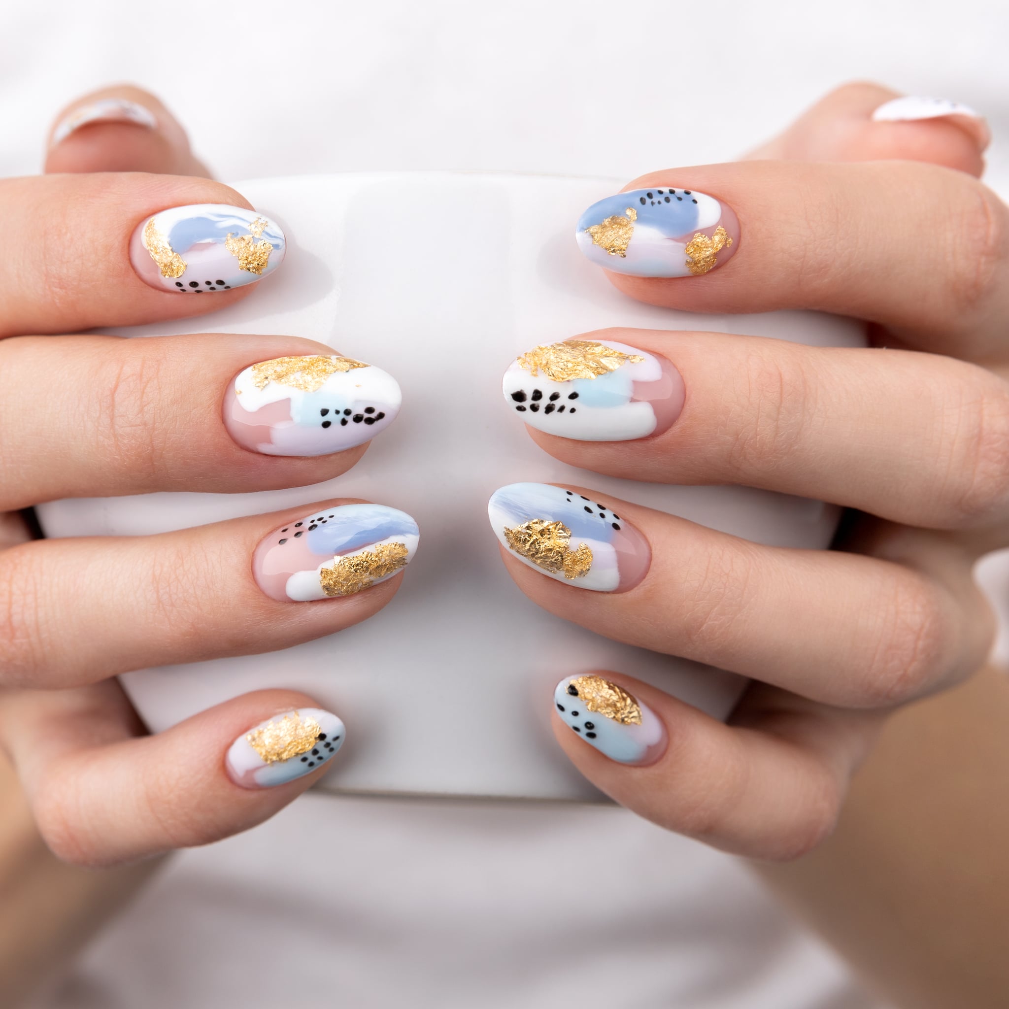 cute simple easter nails