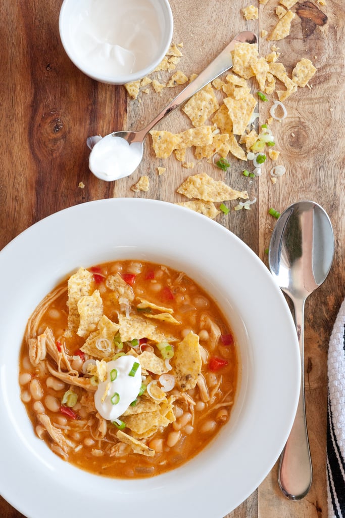 SlowCooker Turkey Enchilada Soup POPSUGAR Food