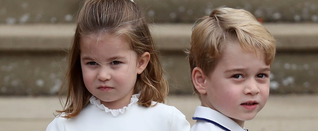 Prince George and Princess Charlotte Made a Hilarious Entrance to Eugenie's Wedding