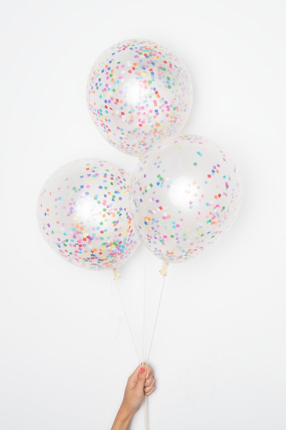 confetti balloons