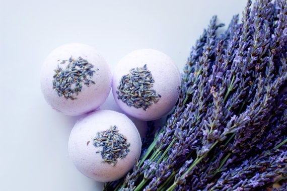 lavender bath bomb