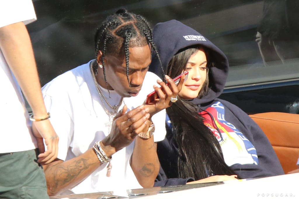 Kylie Jenner and Travis Scott on a Boat in Miami March 2018