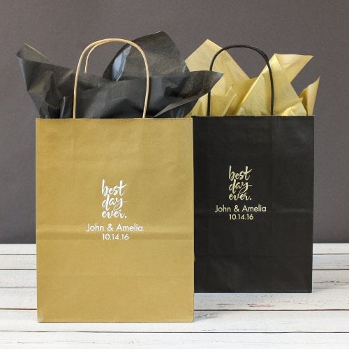 Personalized Gift Bags Wedding Favors Under 5 POPSUGAR Smart