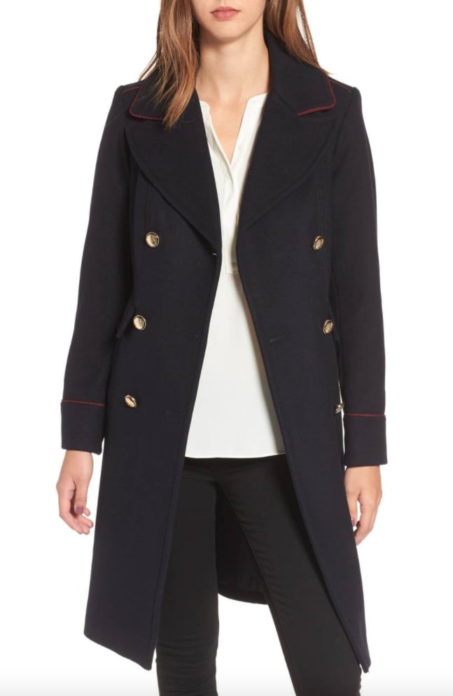 Vince Camuto Double Breasted Utility Coat