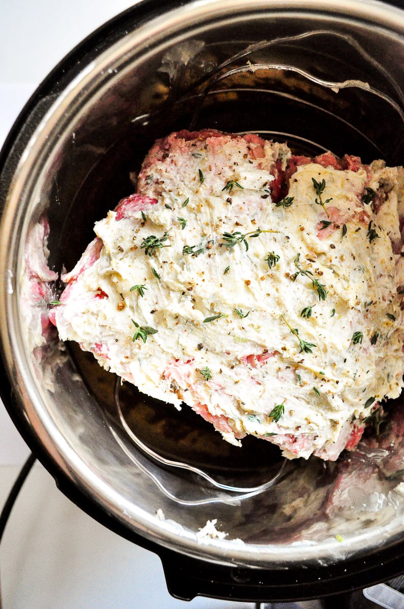 Rub Prime Rib in Seasoned Butter