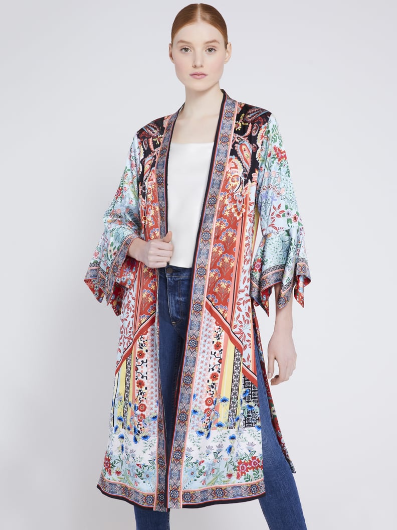 Alice + Olivia Lynn Reversible Floral Kimono