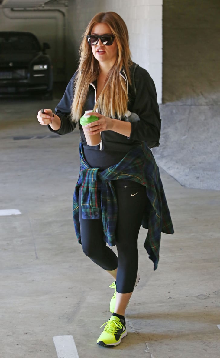 khloe kardashian workout outfits