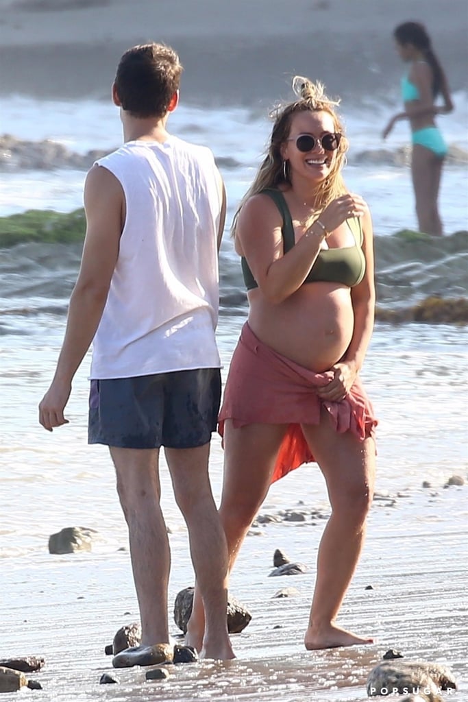 Hilary Duff Pregnant in a Bikini Pictures August 2018