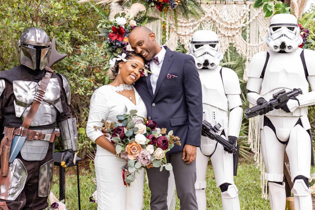 A Backyard Star Wars Mandalorian Wedding