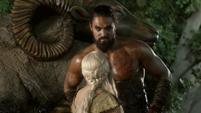 Even at his most fierce and, frankly, terrifying, Drogo made our hearts stop and mouths drop.