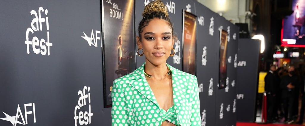 Alexandra Shipp Wears Christian Siriano Polka Dots and Skirt