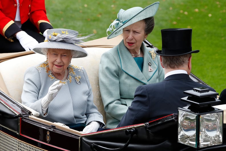 Queen Elizabeth II and Princess Anne