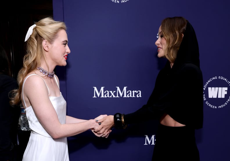 Kathryn Newton and Olivia Wilde at the 2022 WIF Honors