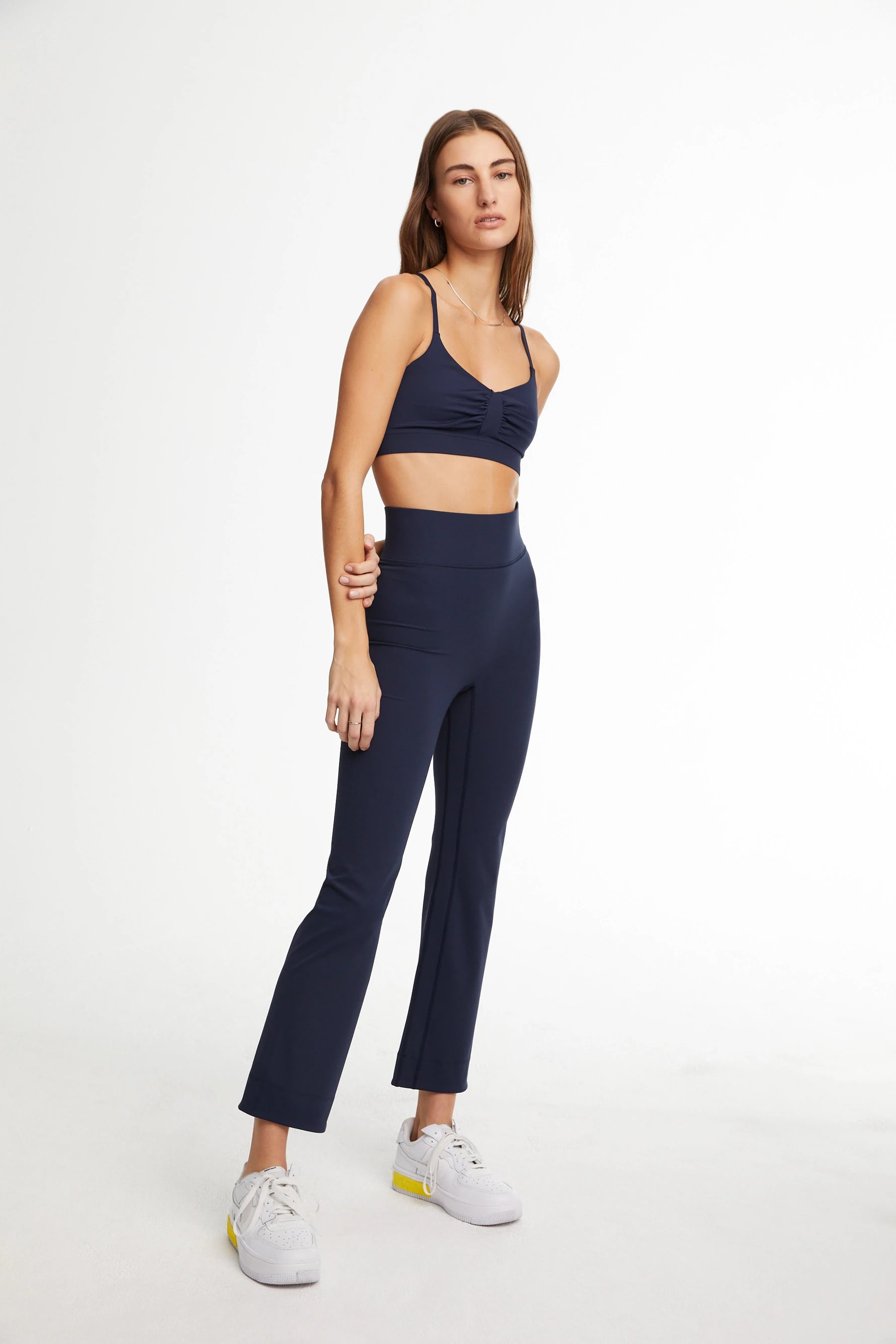 Aerie OFFLINE Real Me High Waisted Crossover Rib Super Flare