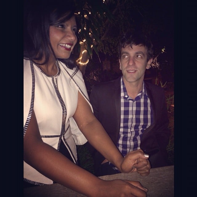 Mindy Kaling shared this snap with B.J. Novak, writing, "When it was still 2013."
Source: Instagram user mindykaling