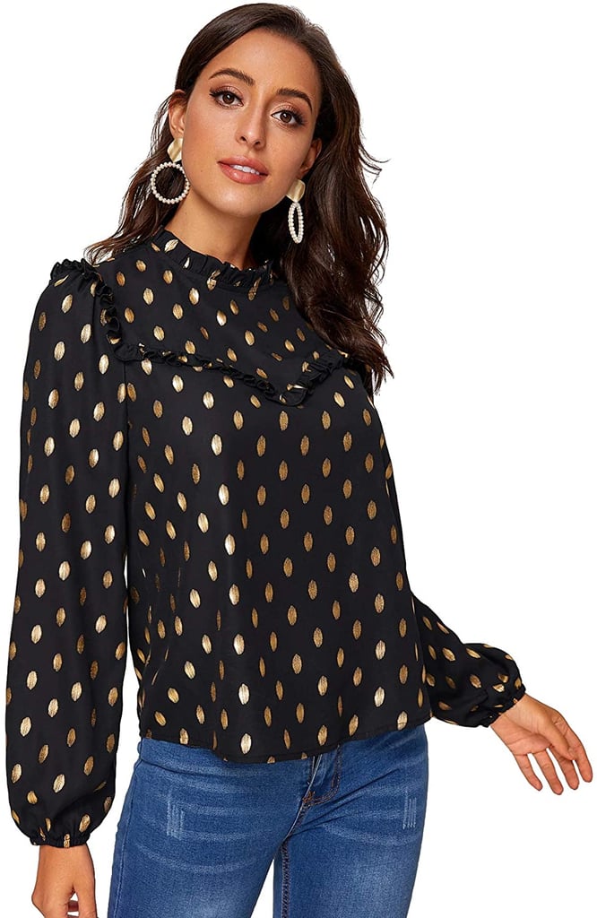 SOLY HUX Metallic Dots Blouse