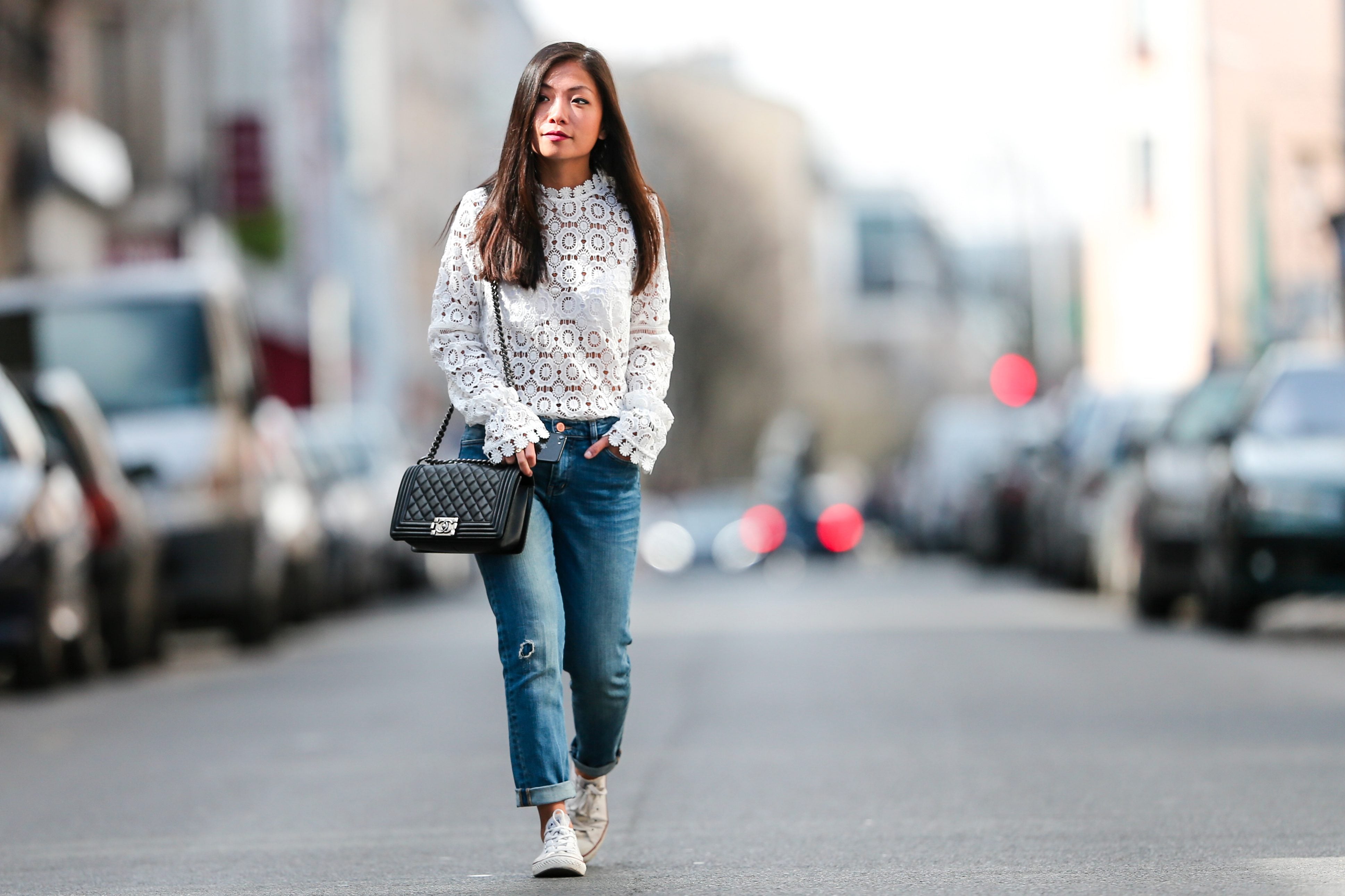 White Converse Outfits