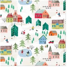 Christmas Town Wrapping Paper Roll