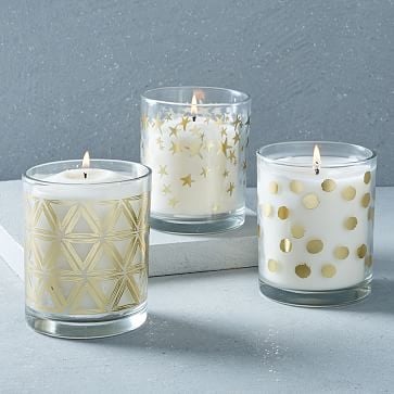 Gilded Deco Candle