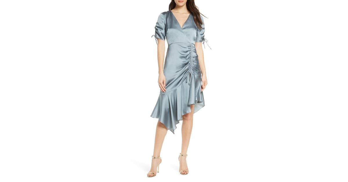 Ever New Drawstring Ruched Satin Dress The Best Dresses For All Those Spring and Summer