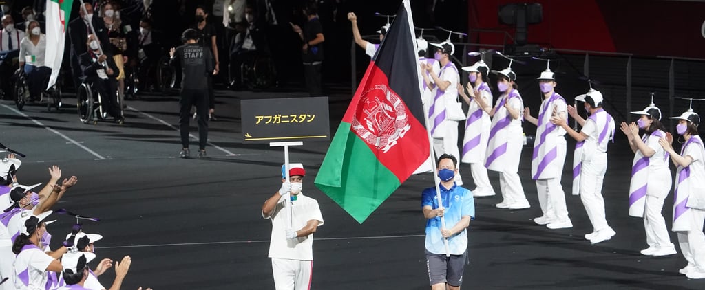 Afghanistan Flag Carried In at Paralympics Opening Ceremony