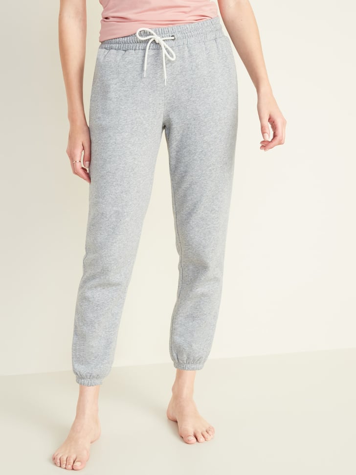french terry cinched hem joggers
