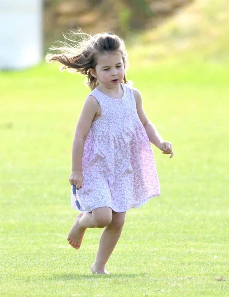 Princess Charlotte Having Fun at Polo Match June 2018