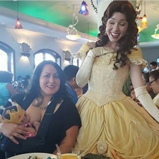Disney Princess Takes Photo With Breastfeeding Mom