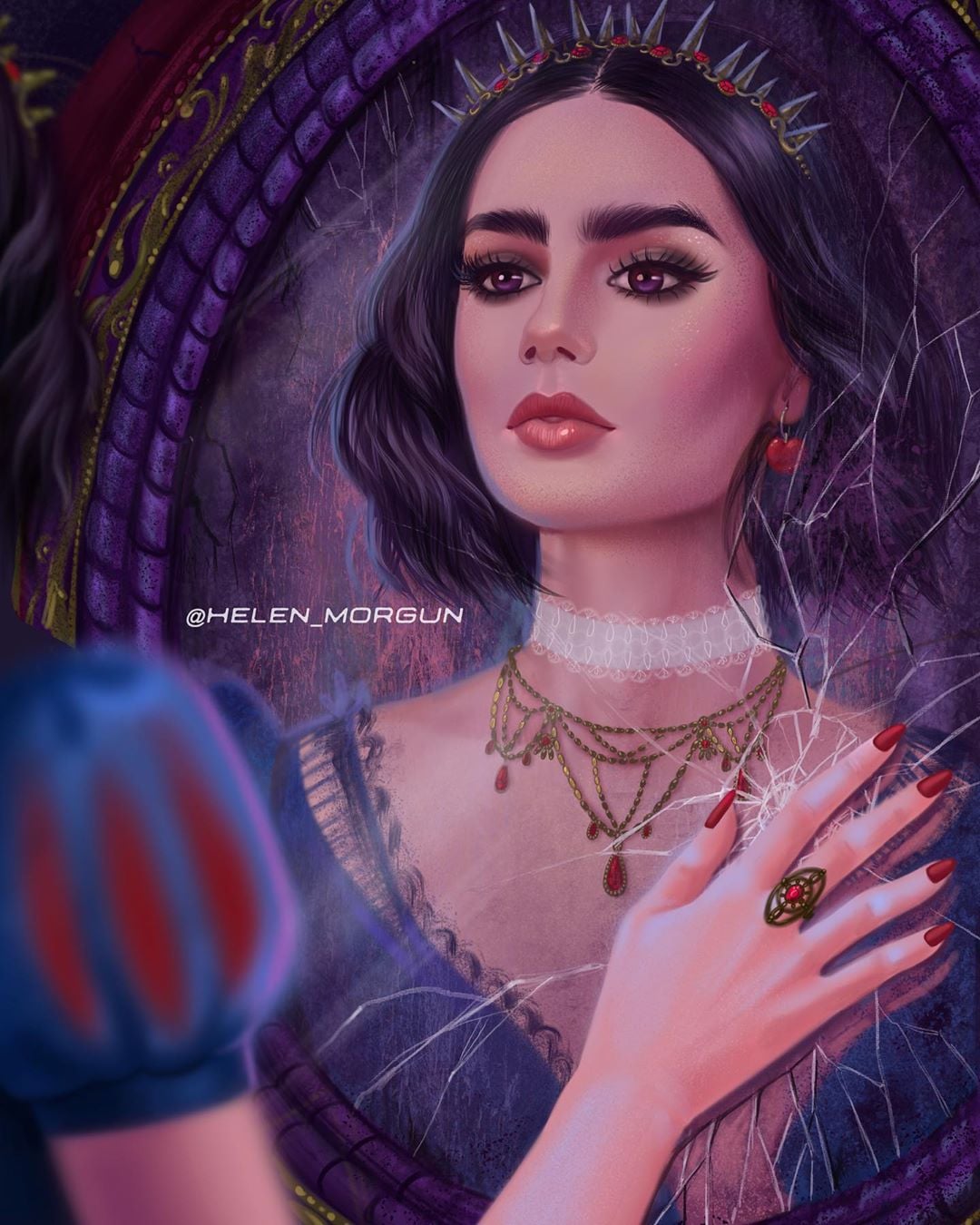 Lily Collins as Snow White | Your Favorite Celebrities Are ...
