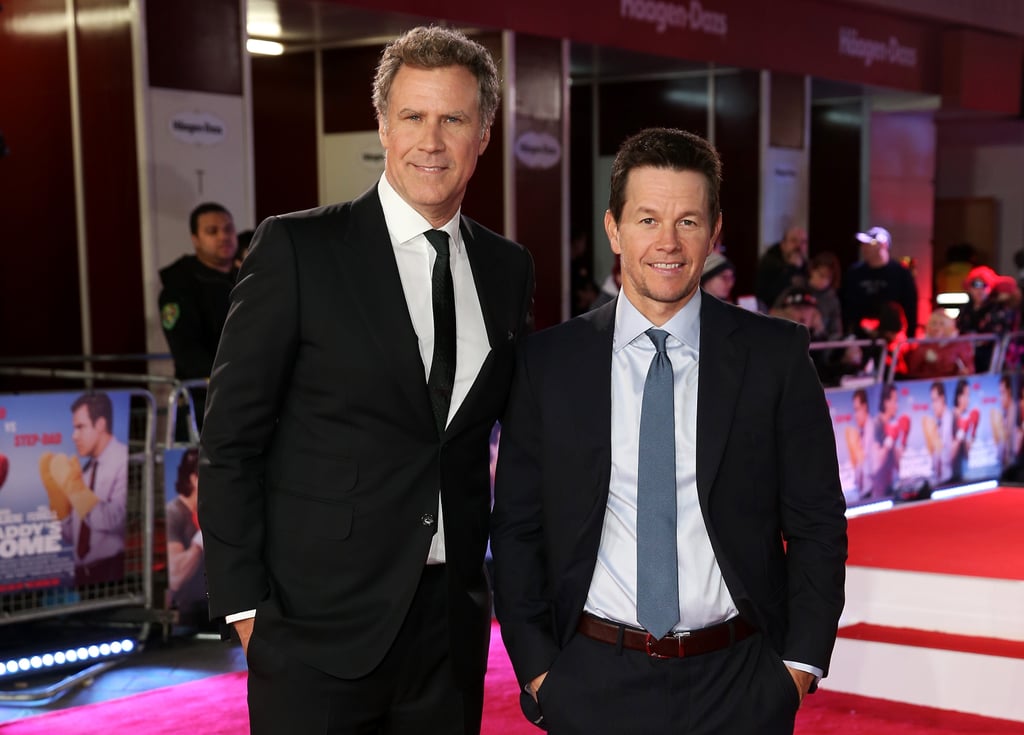 Mark Wahlberg and Will Ferrell on Daddy's Home Red Carpet