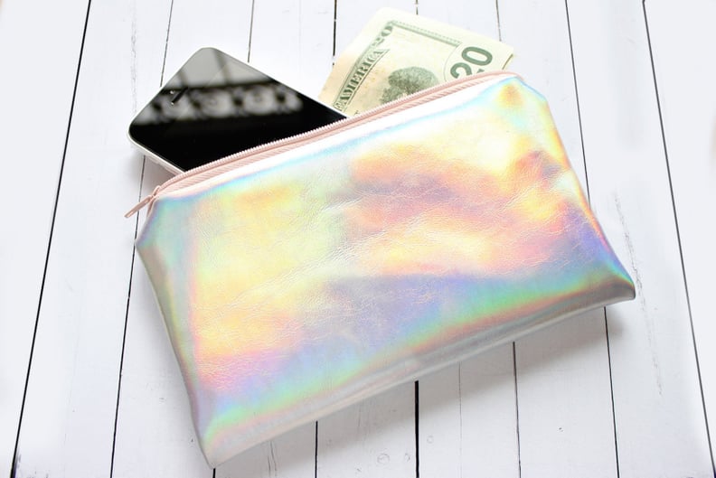 Rainbow Holographic Pouch