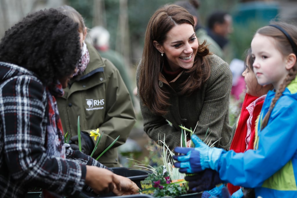Kate Middleton Visits King Henry’s Walk Garden January 2019 | POPSUGAR