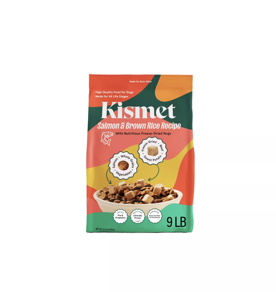 Kismet Salmon & Rice Dry Dog Food For Sensitive Stomachs & Skin ($40, originally $50)
One thing every dog parent always needs more of: dog food. Gift them Kismet's Salmon & Brown Rice Recipe for a present their pup will actually enjoy. Made with real salmon as the first ingredient, prebiotics and probiotics, and tasty freeze-dried Nugs, it's a gift both dog and dog parent can feel good about.